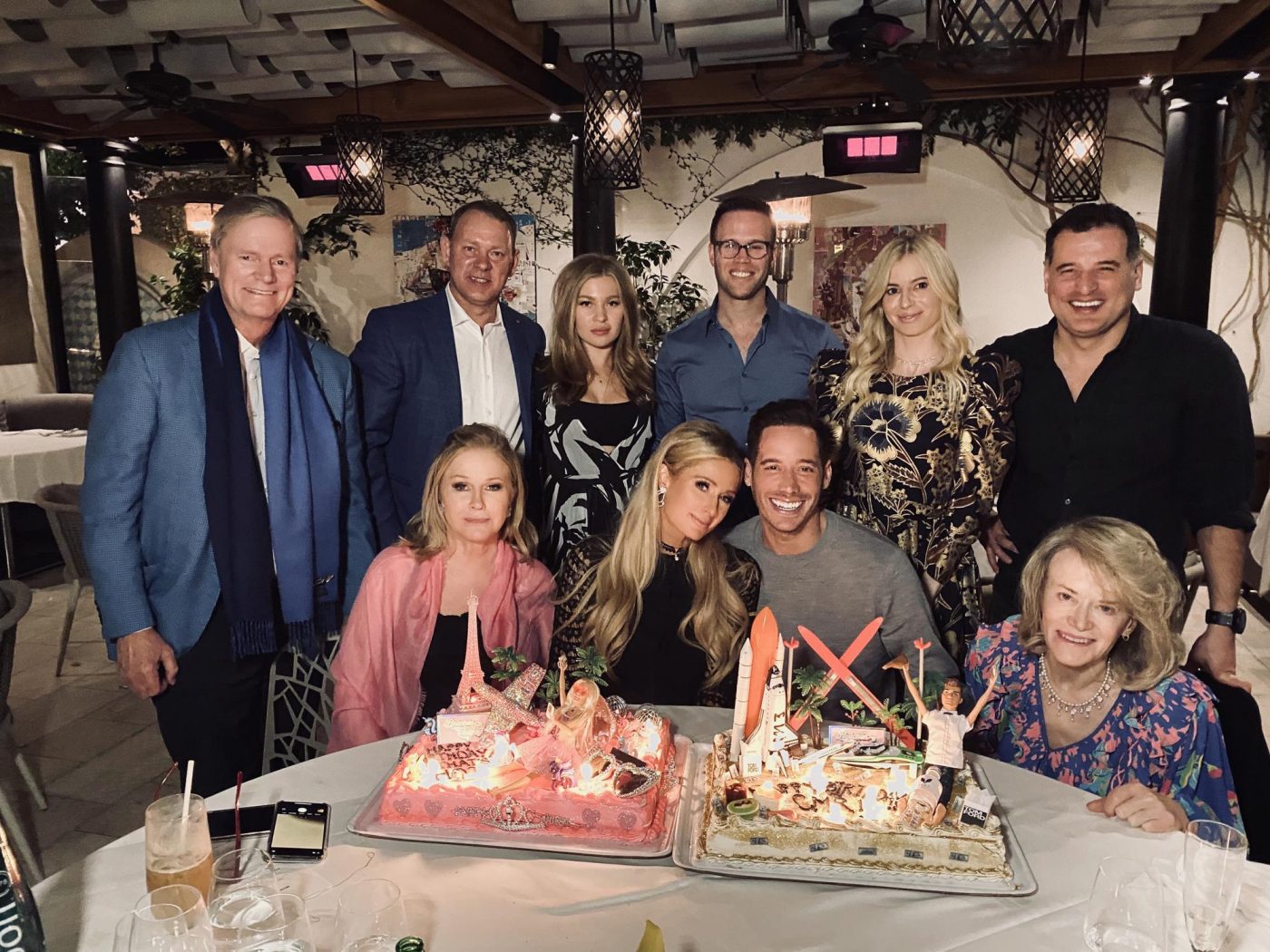 Paris and Carter celebrating their birthdays with their families, 2020